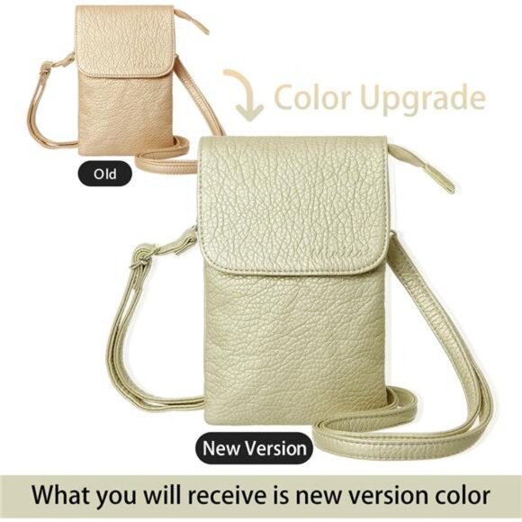 Roomy Pockets Small Crossbody Bags Cell Phone Wallet Purses for Women - Picture 2 of 7